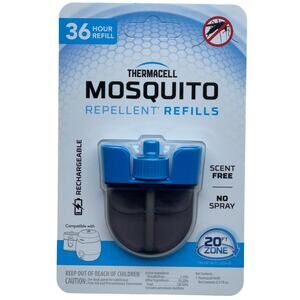 New Thermacell Mosquito Repellent 36-Hour Rechargeable Refill